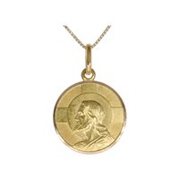 Colgante in Oro DIO TI PROTEGGA 18MM